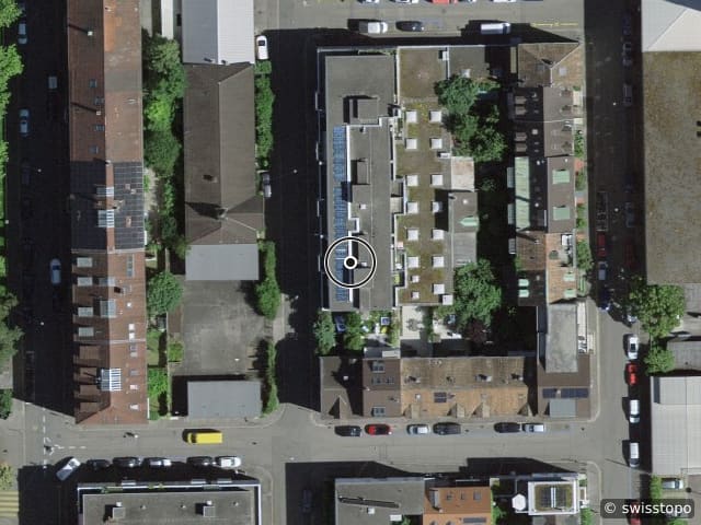 Luftbild Schliengerweg 36, Basel