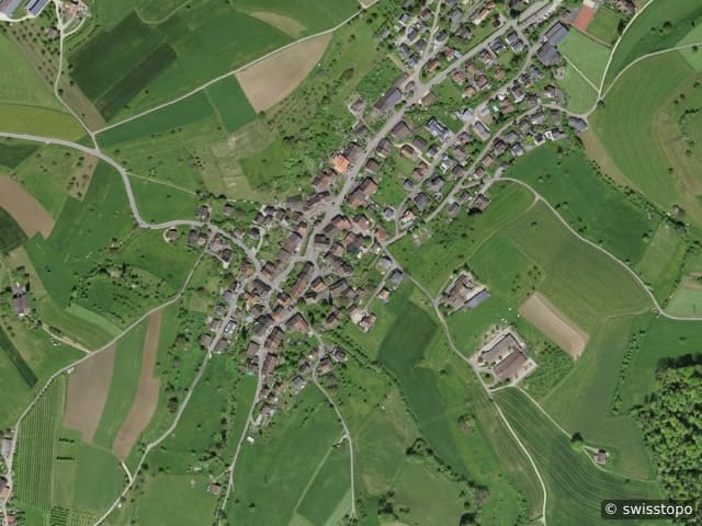 Luftbild Bennwil