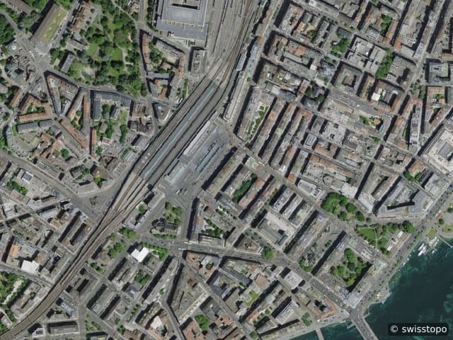 Luftbild der Lage – 1201 Genève
