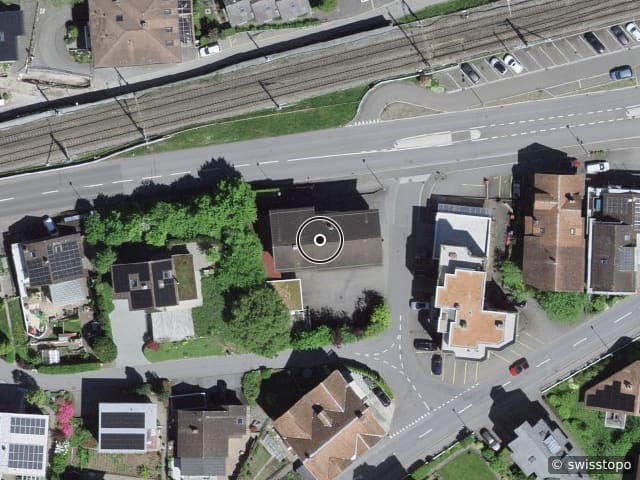 Luftbild Rütistrasse 2, Unterterzen