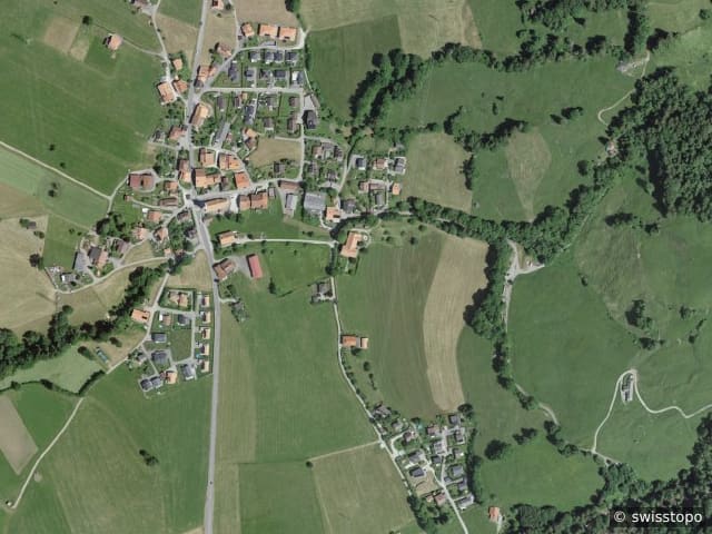 Luftbild Route du Perré 20, Villarvolard