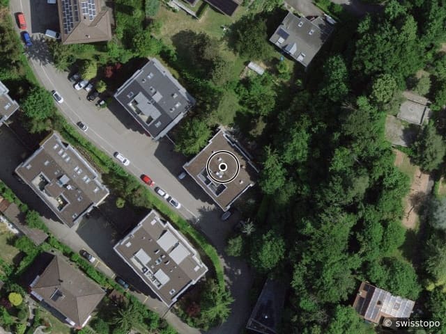 Luftbild Chemin de la Confrérie 17, Vevey