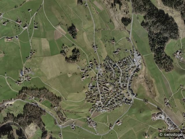 Luftbild Hirzel