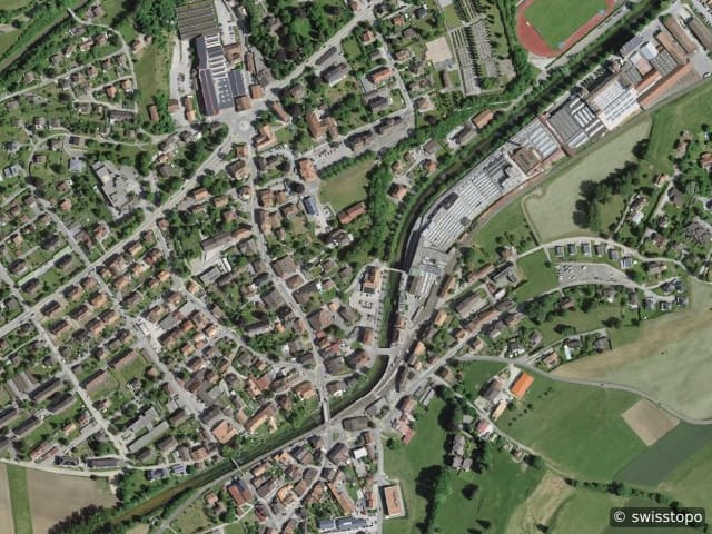 Luftbild: das Gebiet