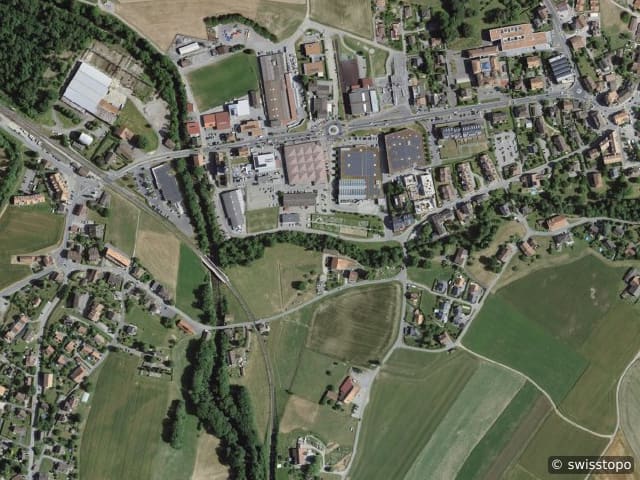 Luftbild Oron-la-Ville