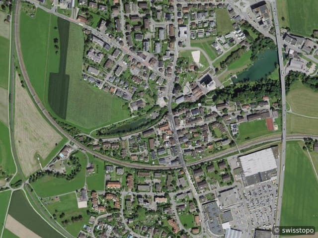 Luftbild Mattfeldstrasse 14b, Rickenbach b. Wil