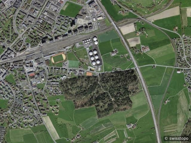 Luftbild Rotkreuz