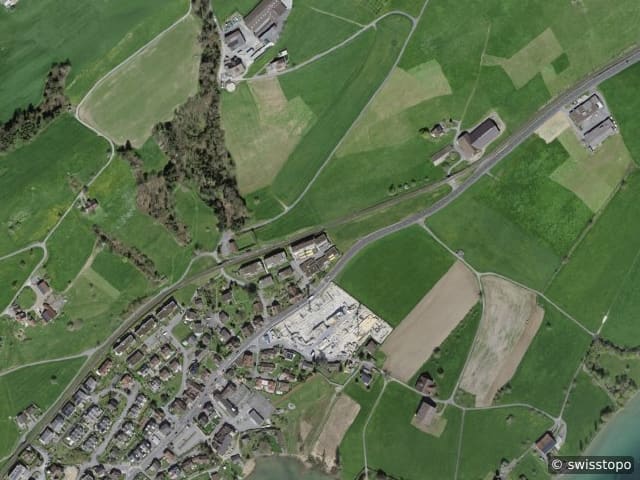 Luftbild Burgweg 3b, Merlischachen