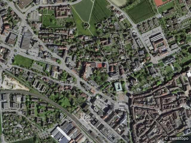 Luftbild Solothurn