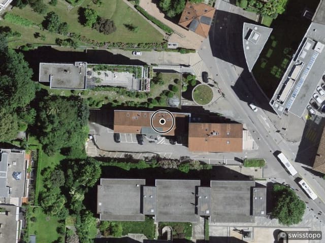Luftbild Via Cantonale 1A, Lugano
