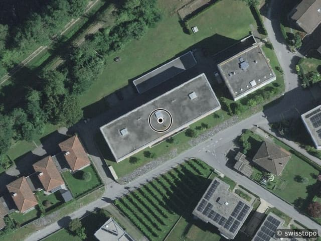 Luftbild Via ripari Tondi 29, Bellinzona