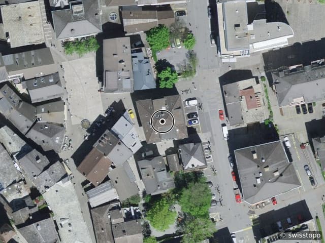 Luftbild Brunnengasse 1, Visp