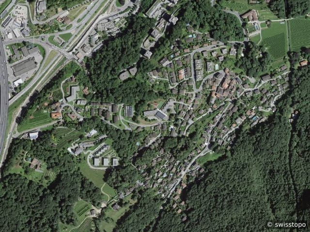 Luftbild Via dei Faggi 28b, Pazzallo