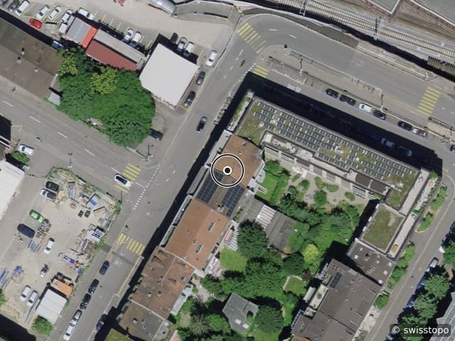 Luftbild Solothurnerstrasse 13, Basel