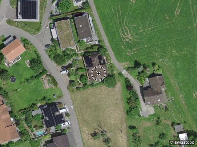 Luftbild Oberweg 13, Küttigen