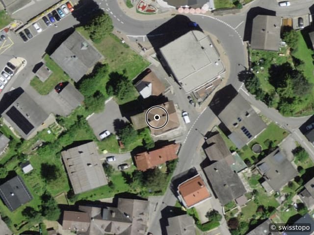 Luftbild Rue Louis Favez 13, Leysin