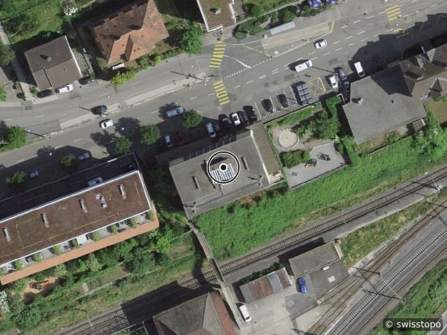 Luftbild Rue des Parcs 115, Neuchâtel
