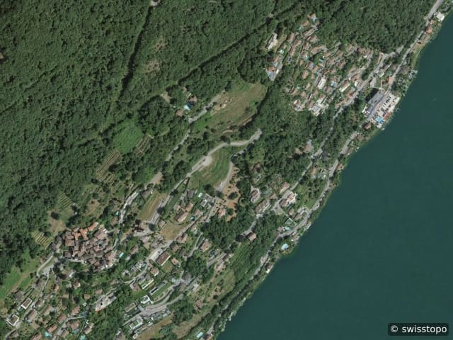 Luftbild Vico Morcote