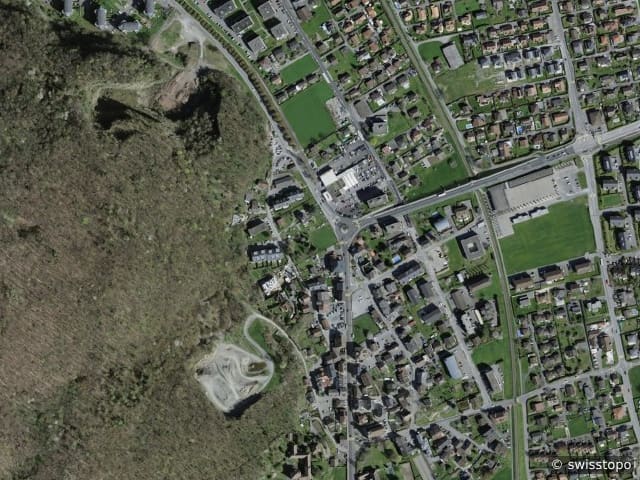 Luftbild Collombey