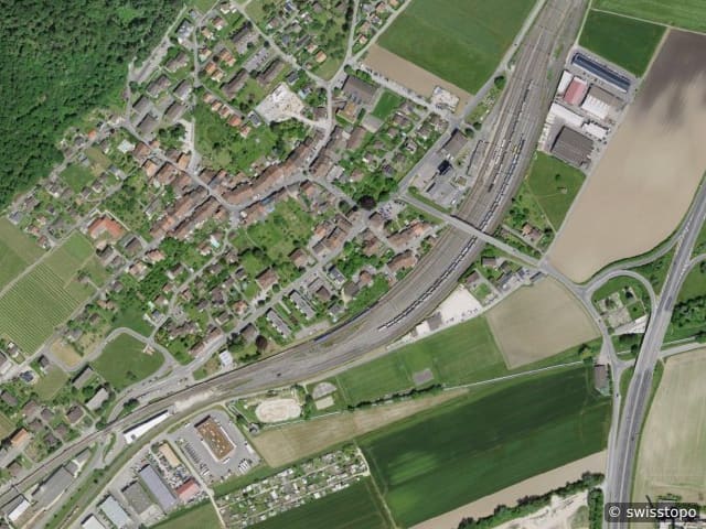 Luftbild Cornaux NE