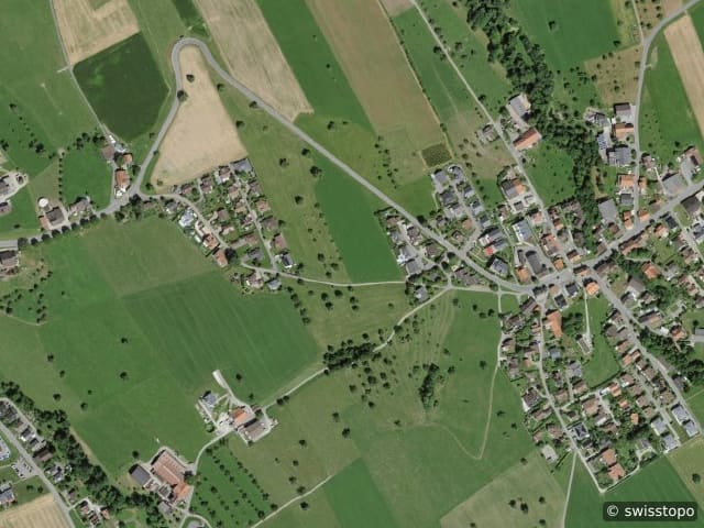 Luftbild Hämikon-Berg LU