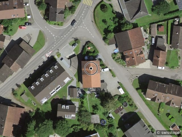 Luftbild Werdstrasse 2, Rottenschwil AG