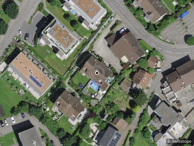 Luftbild Dorfstrasse 12, Oberrohrdorf