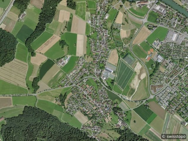 Luftbild Wohlenschwil