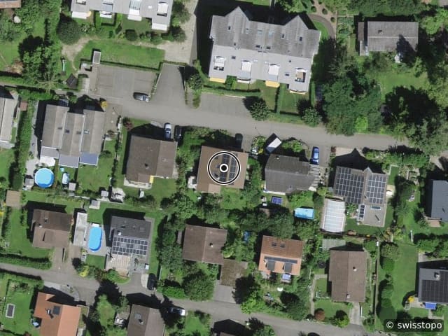 Luftbild Dahlienweg 7, Erlinsbach