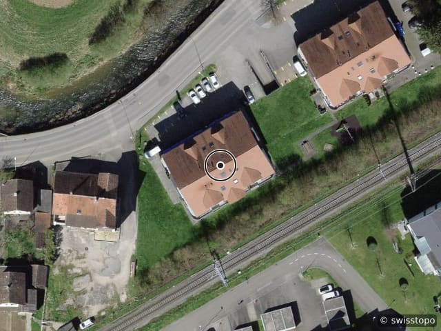 Luftbild Rue du Vieux-Moulin 15, Courtételle