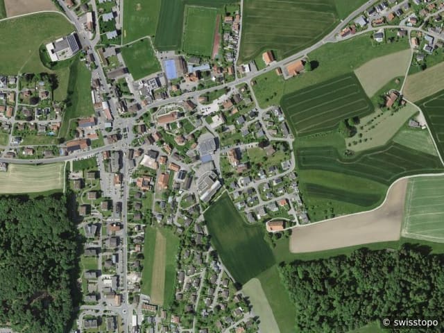 Luftbild Tafers