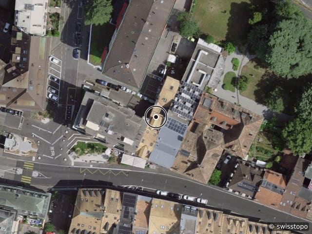 Luftbild Rue d'Italie 24, Vevey