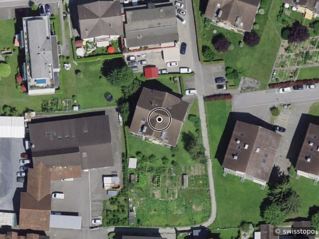 Luftbild Wartweg 3, Niederuzwil