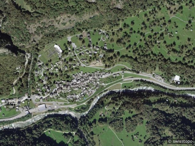 Luftbild Castasegna