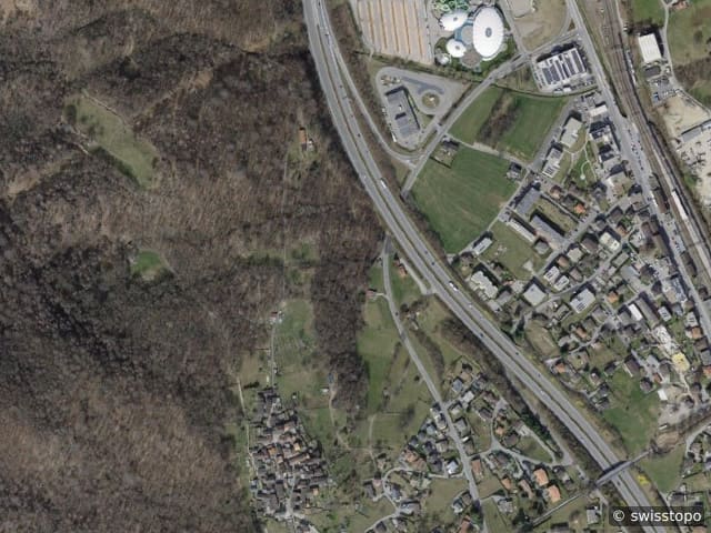 Luftbild: das Gebiet