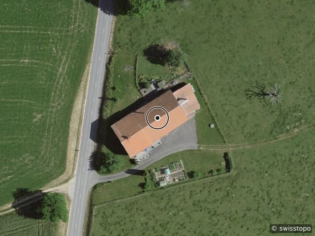 Luftbild Route d'Autigny 41, Cottens