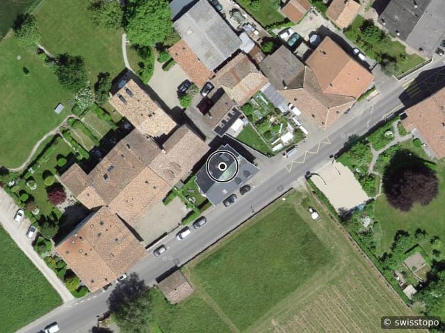 Luftbild Route de Jussy 347, Jussy