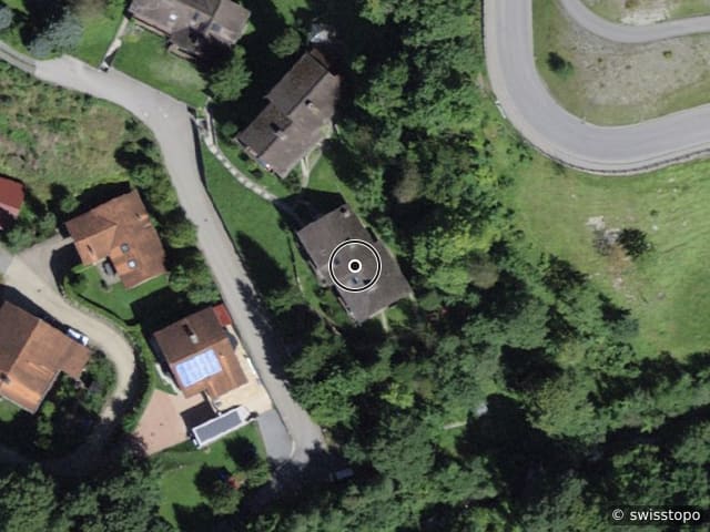 Luftbild Roflaweg 2, Klosters-Serneus