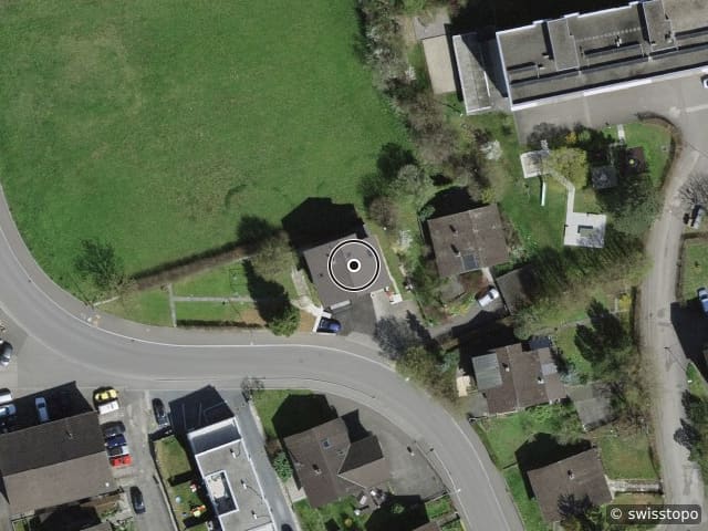 Luftbild Rue du Vieux-Château 20, Delémont