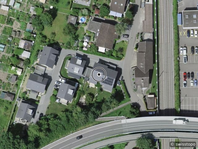 Luftbild Unterdorfstrasse 25b, Schinznach