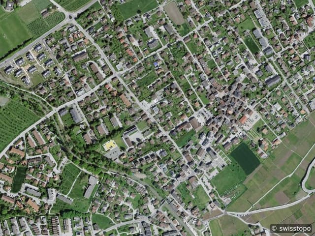 Luftbild Diebold-Schilling-Strasse 51, Bramois