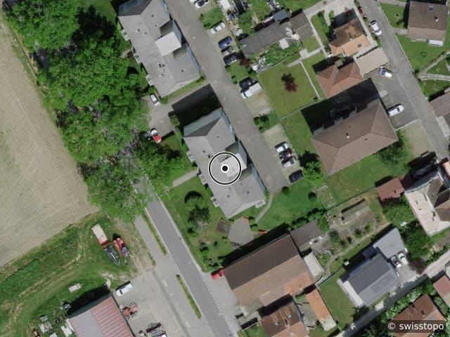Luftbild Avenue Kiener 3, Yverdon-les-Bains