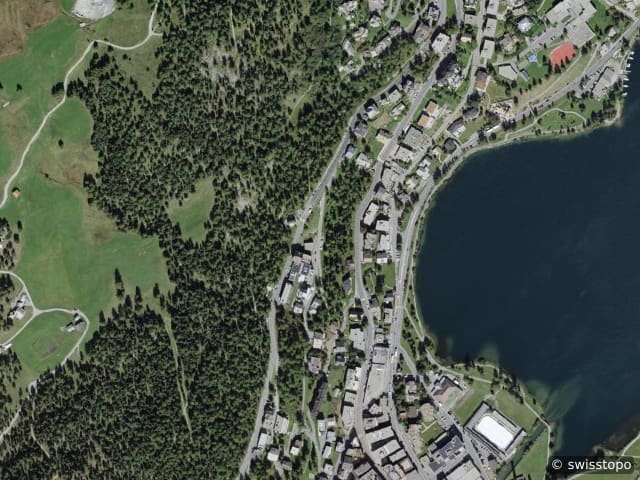 Luftbild St. Moritz