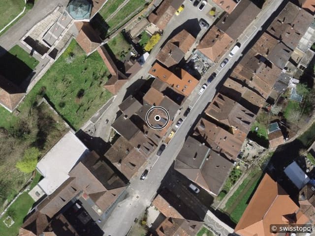 Luftbild Faubourg de France 9, Porrentruy