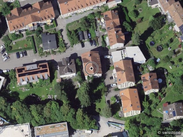 Luftbild Steingrüeblistrasse 44, St. Gallen
