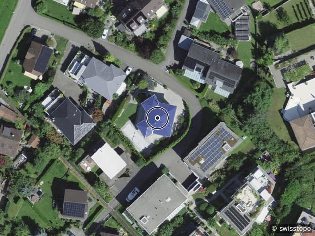 Luftbild Wiesenhalde 8, Rorschacherberg
