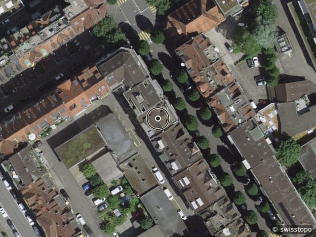 Luftbild Bruchstrasse 58, Luzern