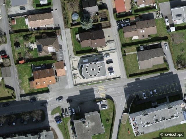 Luftbild Rue du Collège 9A, Conthey