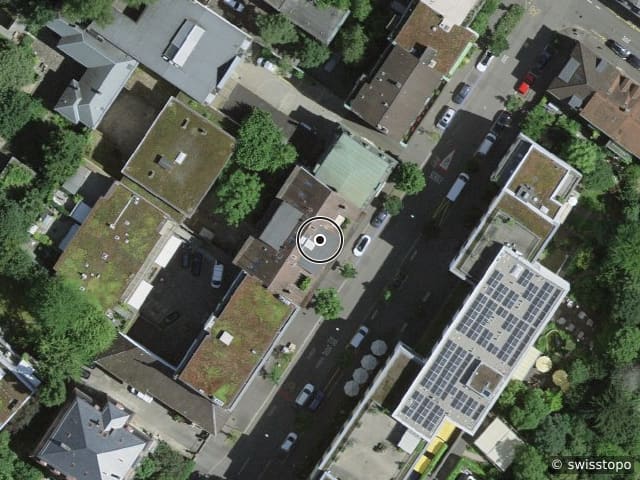 Luftbild Leimenstrasse 74, Basel