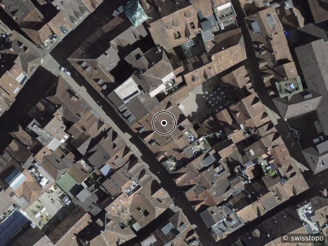 Luftbild Schaalgasse 16, Solothurn